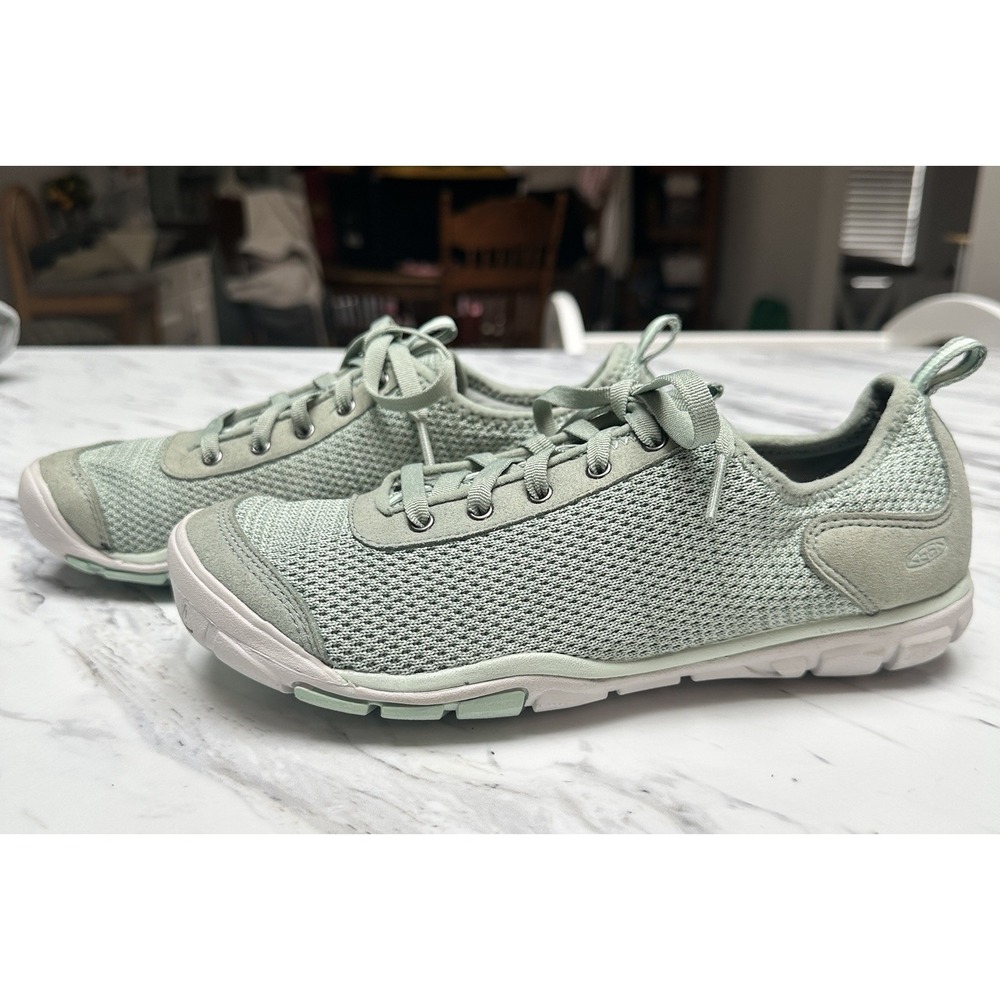 KEEN Hush Knit CNX Green Sneakers 1020372 Women Size 8.5 Contour Arch - Picture 4 of 13